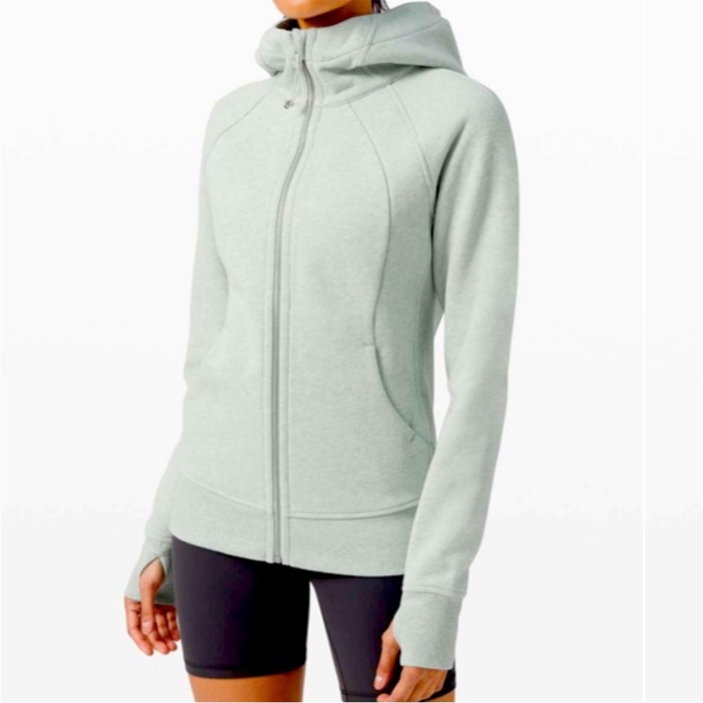 Lululemon Scuba Gray Zip-Up Hoodie